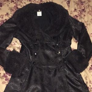 Gothic long black coat